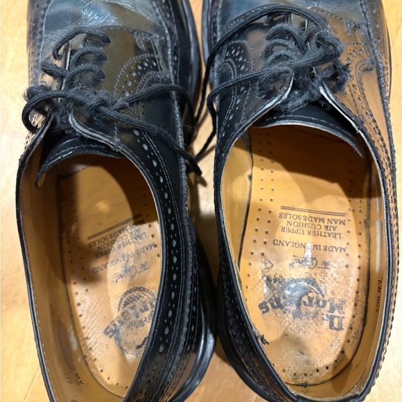 Vintage Dr.Martens Black Brogue Wingtip Shoes US 9 UK 8 black main image 2